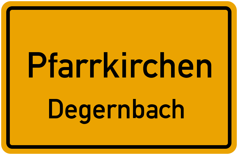 Ortsschild Pfarrkirchen