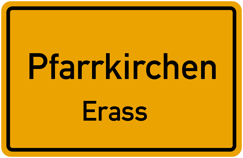 Ortsschild Pfarrkirchen
