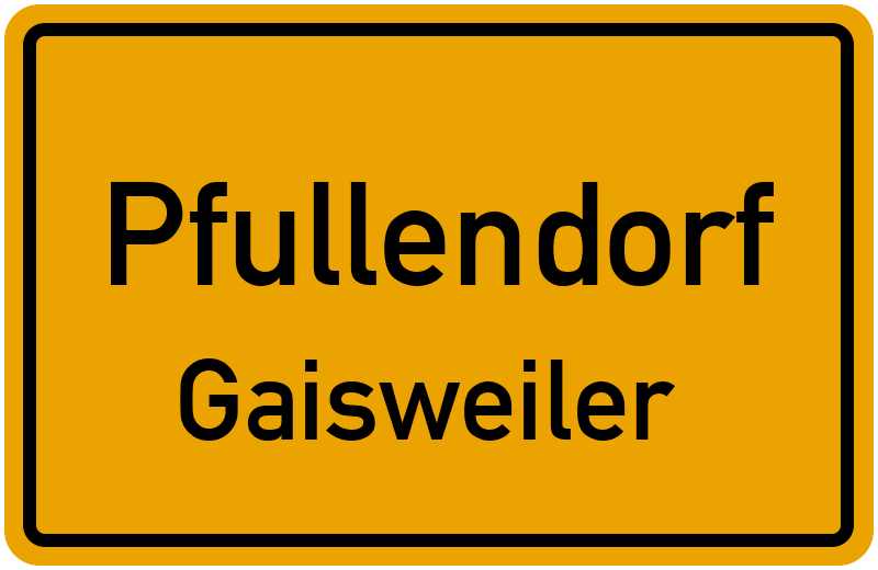 Ortsschild Pfullendorf