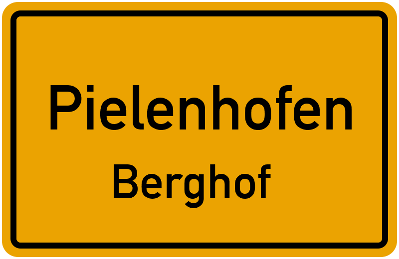 Ortsschild Pielenhofen