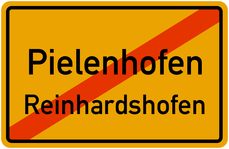 Ortsschild Pielenhofen