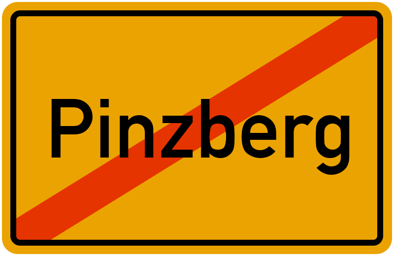 Ortsschild Pinzberg