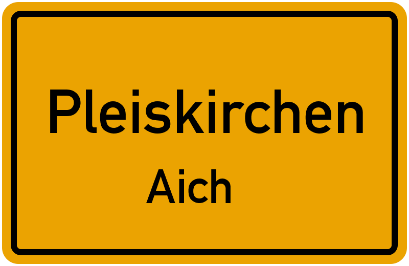 Ortsschild Pleiskirchen