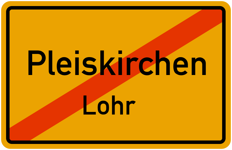 Ortsschild Pleiskirchen