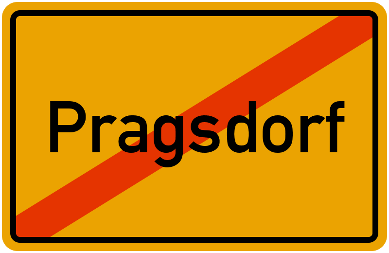 Ortsschild Pragsdorf