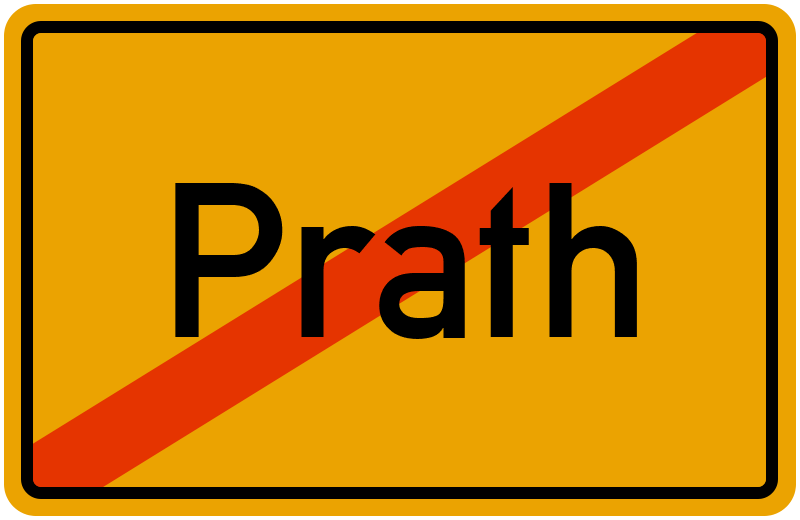 Ortsschild Prath