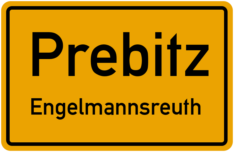 Ortsschild Prebitz