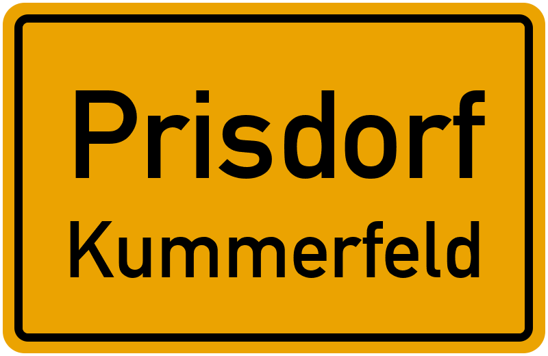 Ortsschild Prisdorf