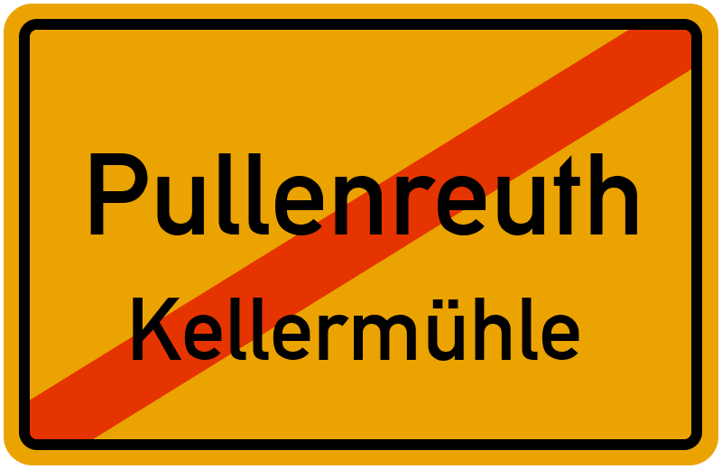 Ortsschild Pullenreuth