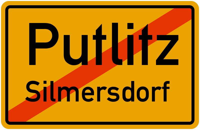 Ortsschild Putlitz