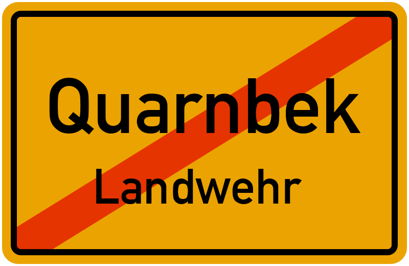 Ortsschild Quarnbek