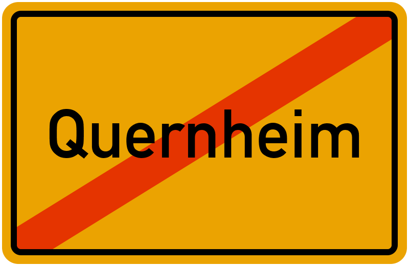 Ortsschild Quernheim