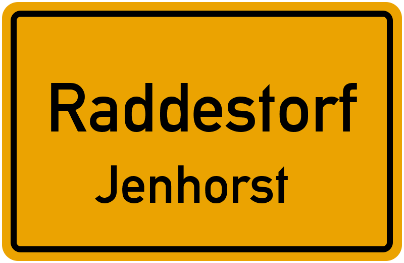 Ortsschild Raddestorf