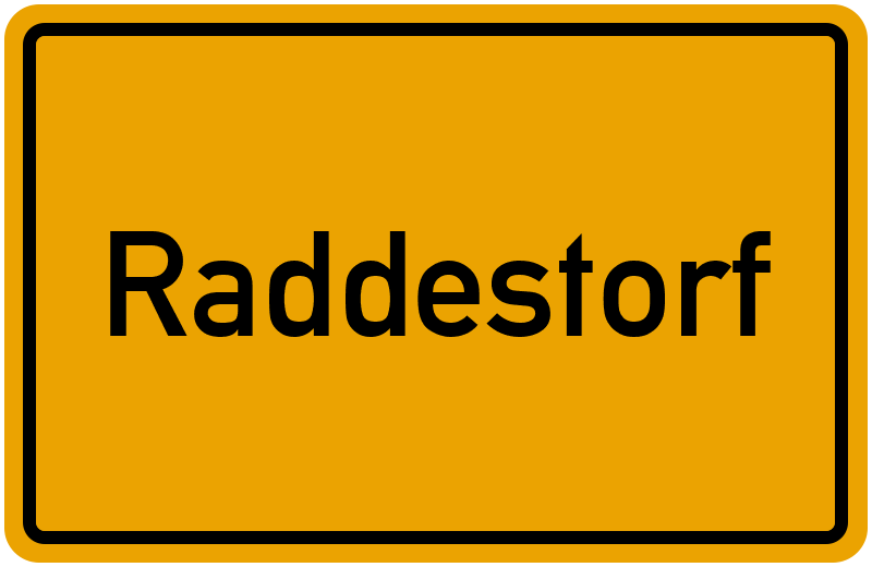 Ortsschild Raddestorf