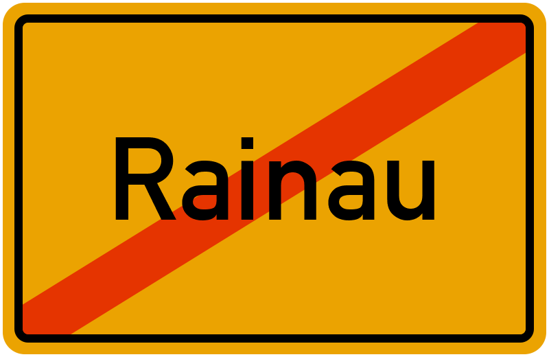 Ortsschild Rainau