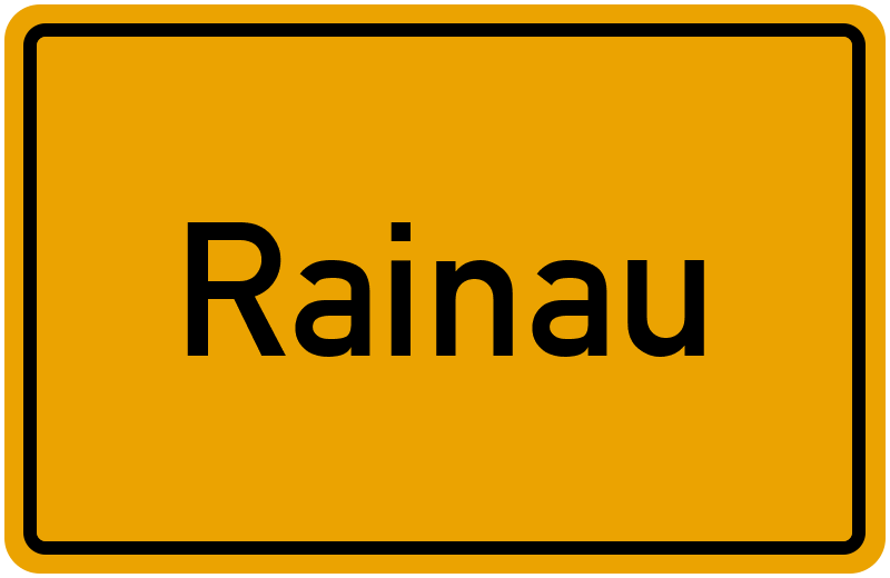Ortsschild Rainau