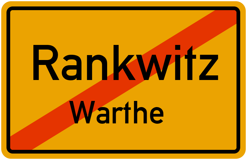 Ortsschild Rankwitz