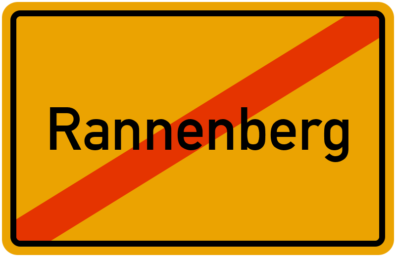 Ortsschild Rannenberg