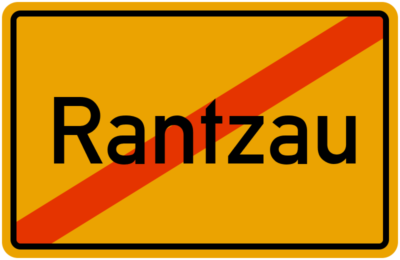 Ortsschild Rantzau