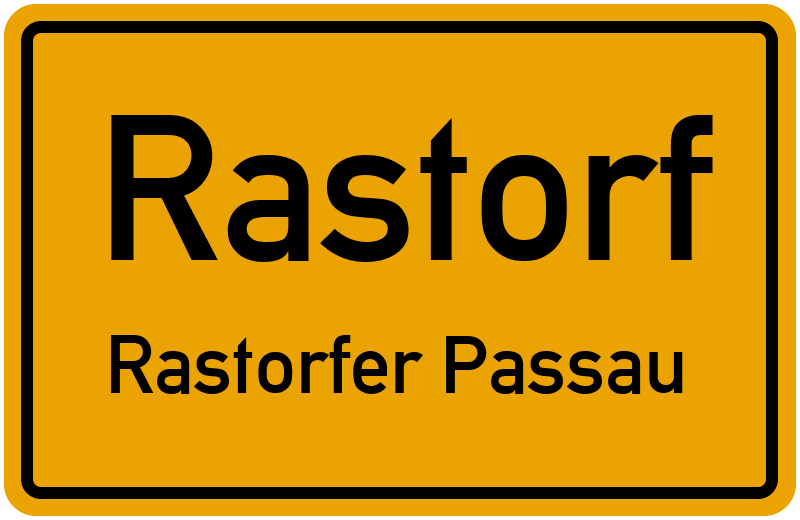 Ortsschild Rastorf