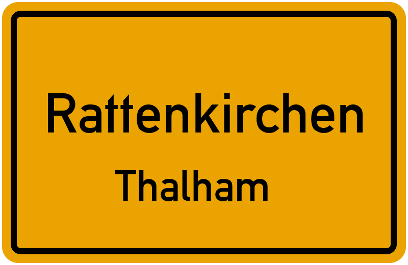 Ortsschild Rattenkirchen