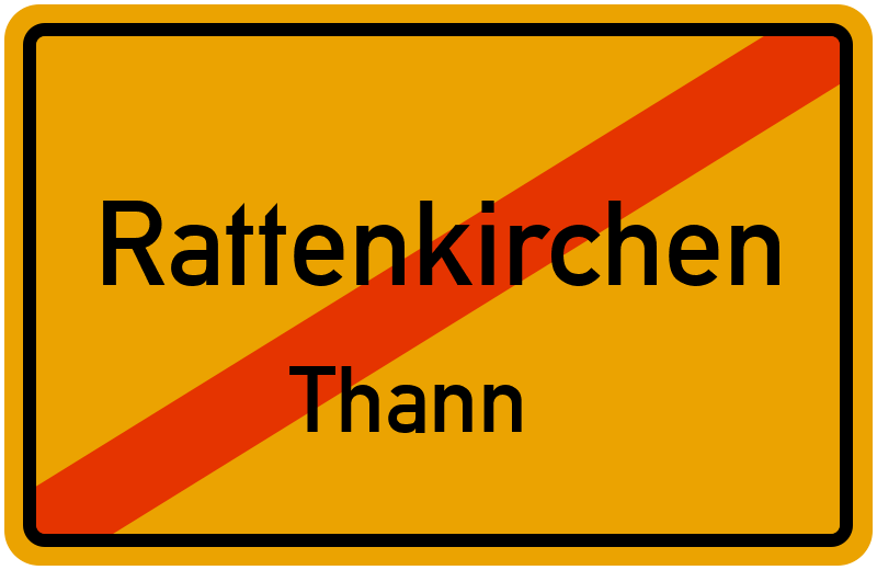 Ortsschild Rattenkirchen