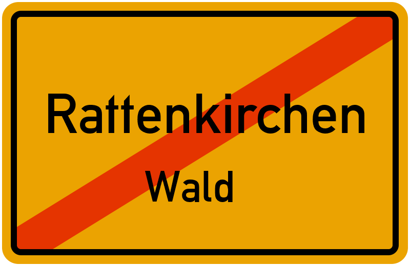 Ortsschild Rattenkirchen