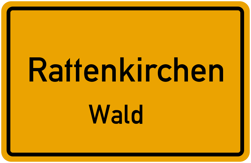 Ortsschild Rattenkirchen