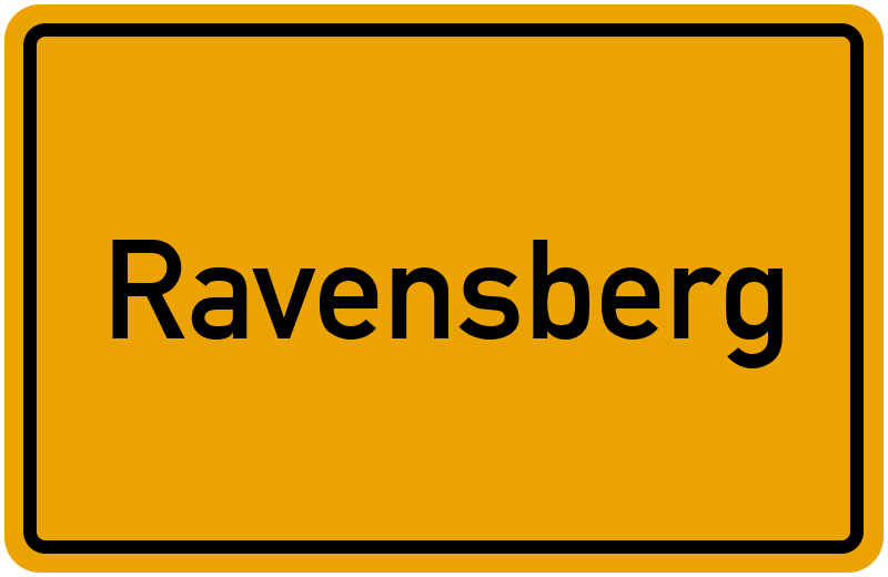 Ortsschild Ravensberg