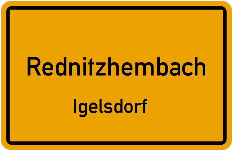 Ortsschild Rednitzhembach