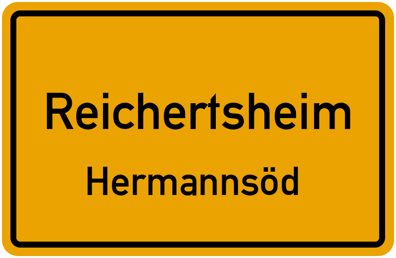 Ortsschild Reichertsheim