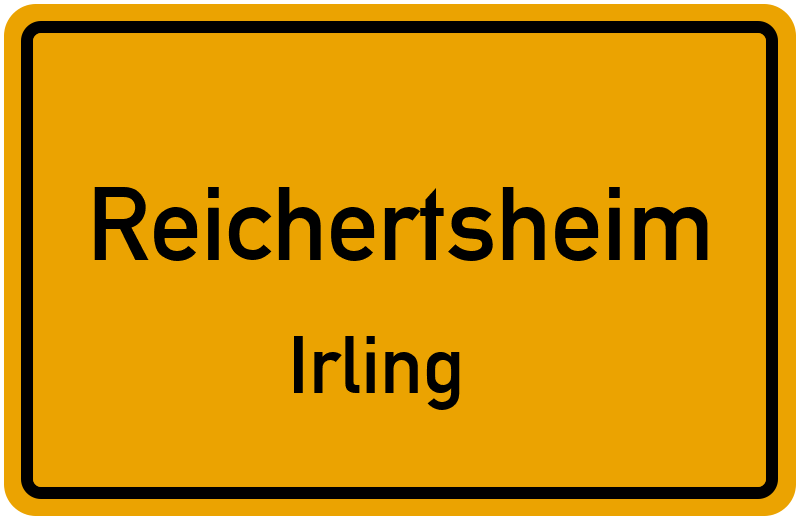 Ortsschild Reichertsheim