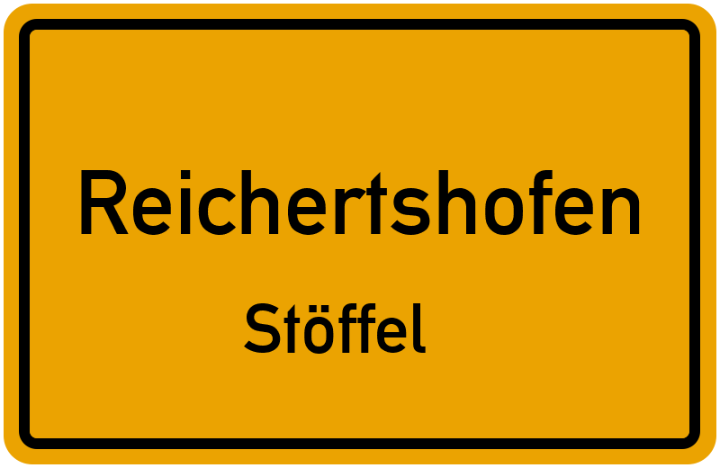 Ortsschild Reichertshofen