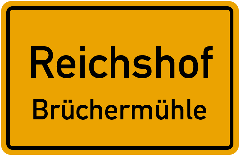Ortsschild Reichshof