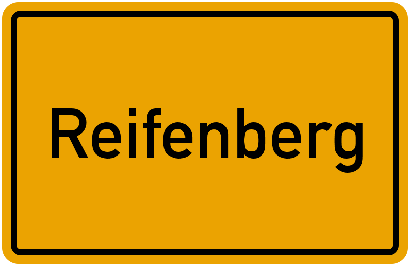 Ortsschild Reifenberg