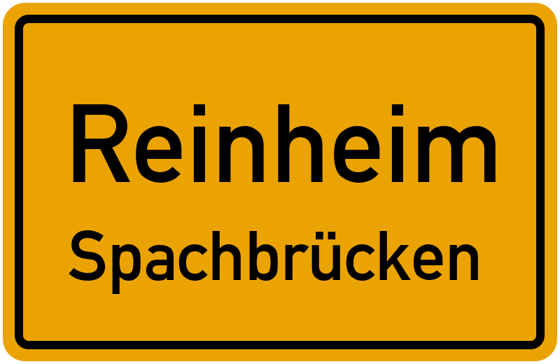 Ortsschild Reinheim