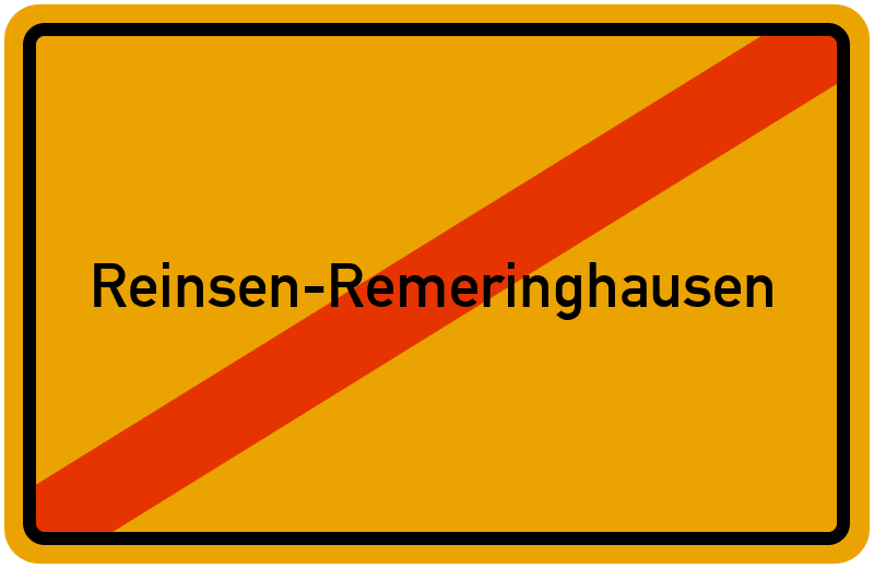 Ortsschild Reinsen-Remeringhausen