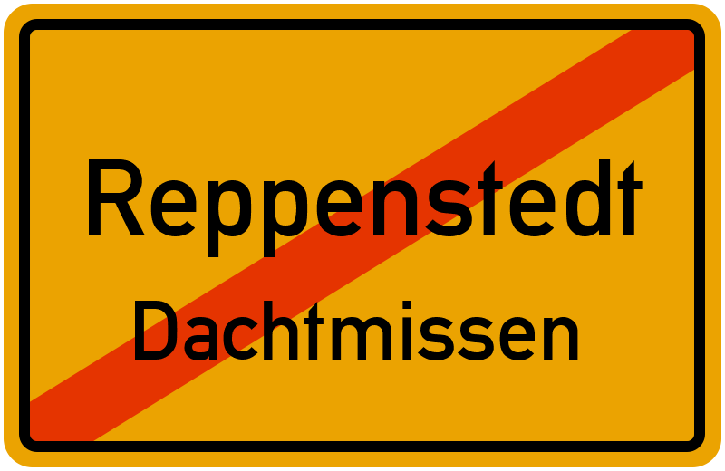 Ortsschild Reppenstedt