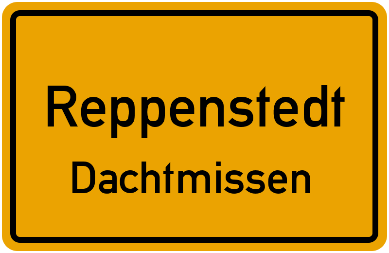 Ortsschild Reppenstedt
