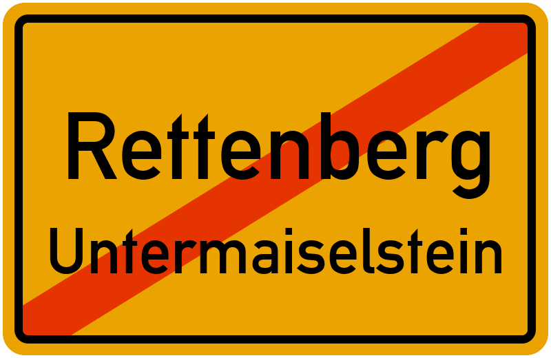 Ortsschild Rettenberg