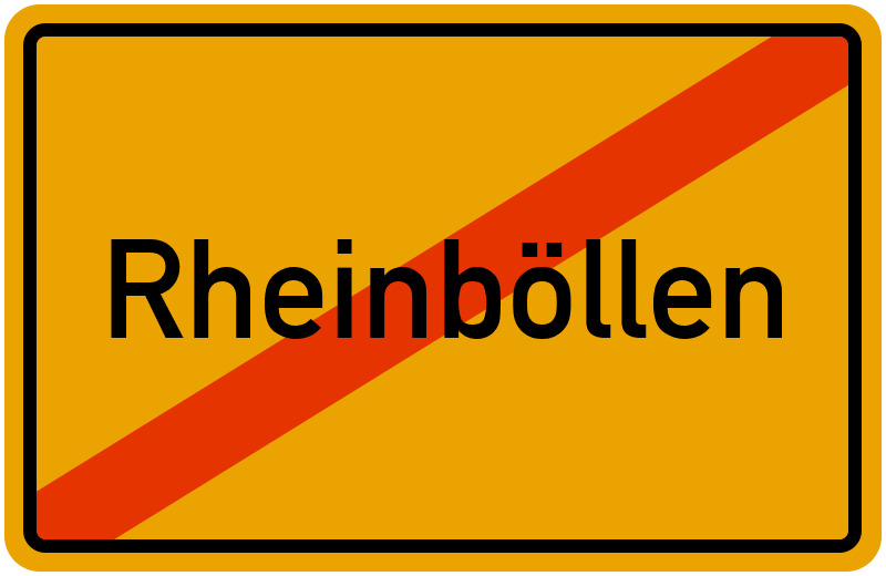 Ortsschild Rheinböllen