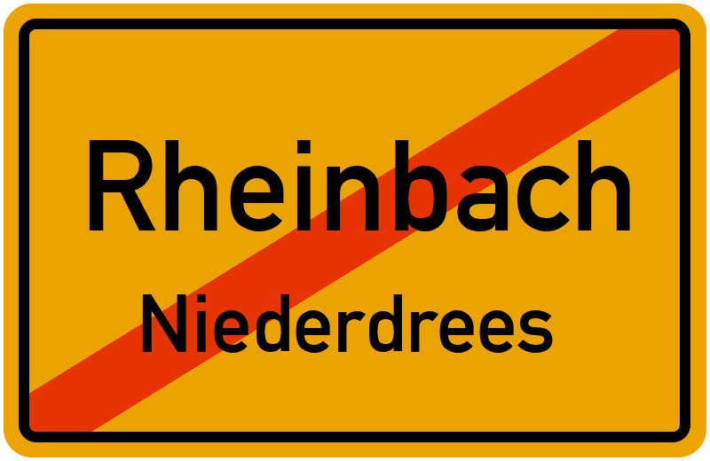 Ortsschild Rheinbach