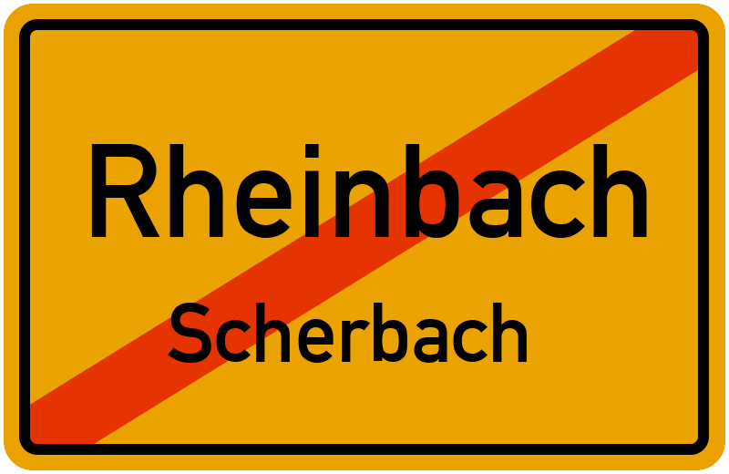 Ortsschild Rheinbach