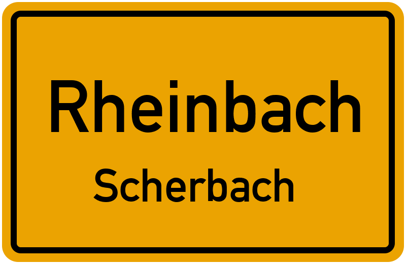 Ortsschild Rheinbach