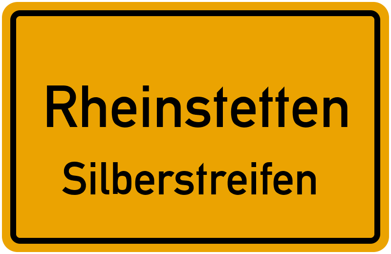 Ortsschild Rheinstetten