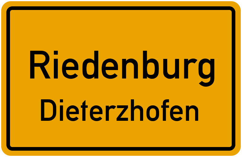 Ortsschild Riedenburg