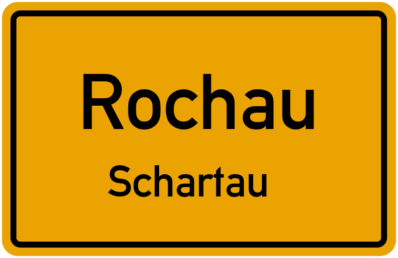 Ortsschild Rochau