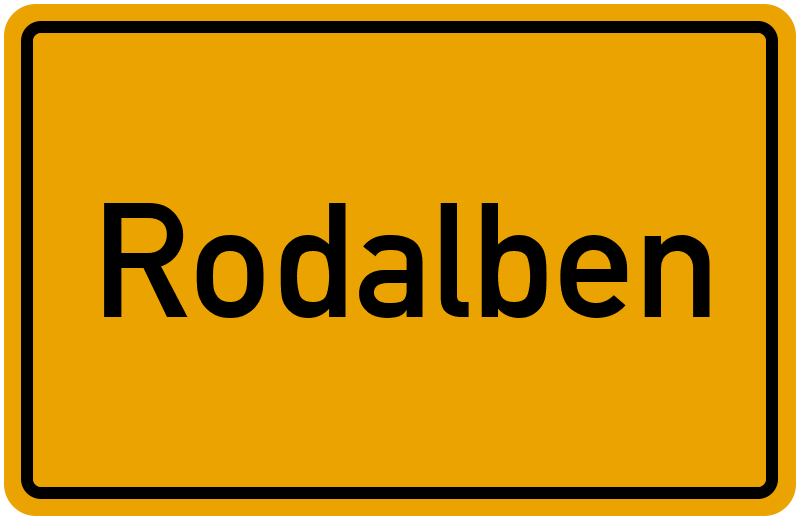 Ortsschild Rodalben