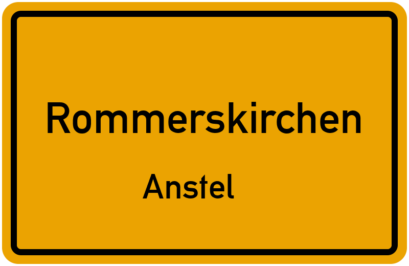 Ortsschild Rommerskirchen