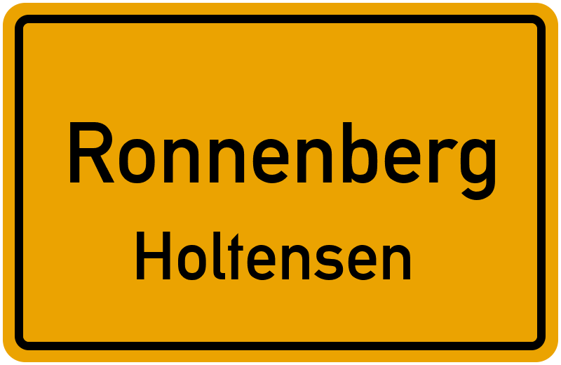 Ortsschild Ronnenberg